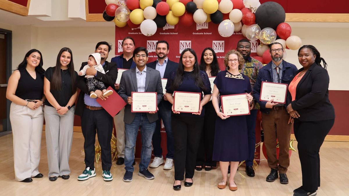 NMSU celebrates inaugural LEAD cohort at spring graduation ceremony