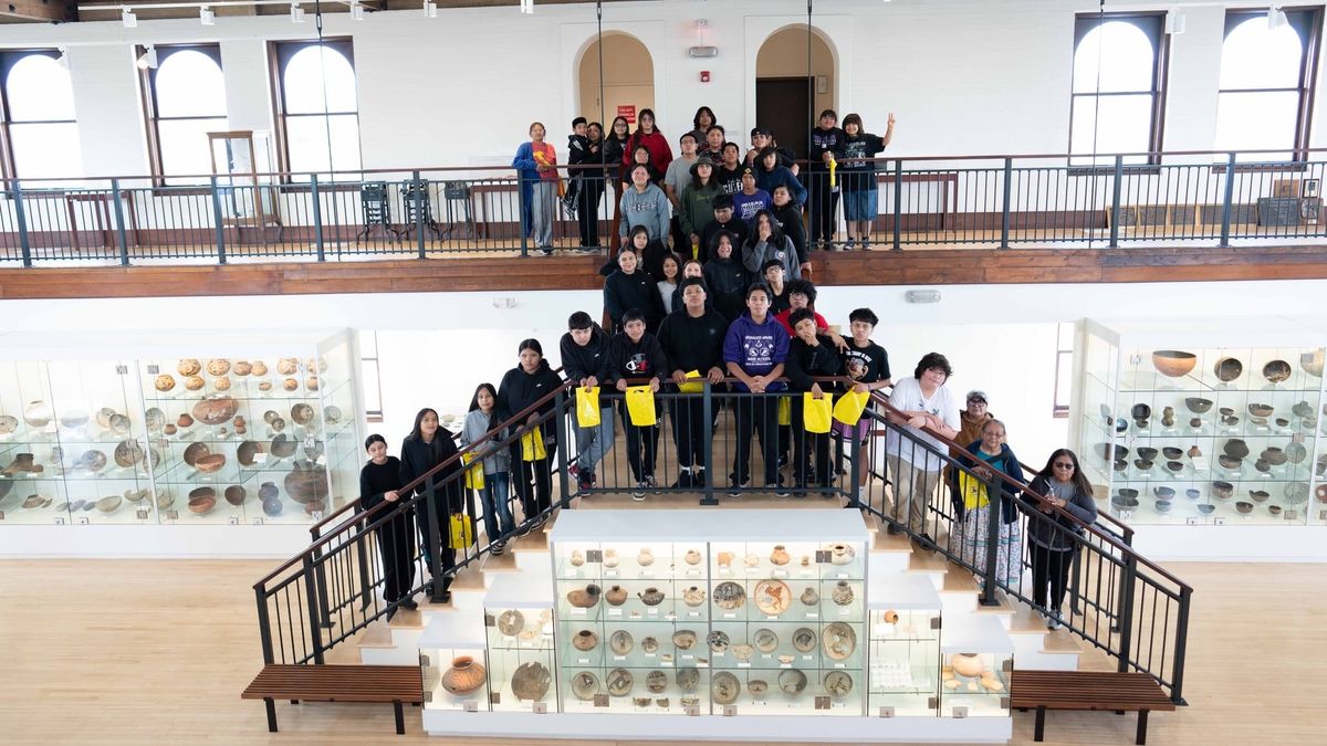 Mescalero Apache students visit WNMU before annual mezcal harvest