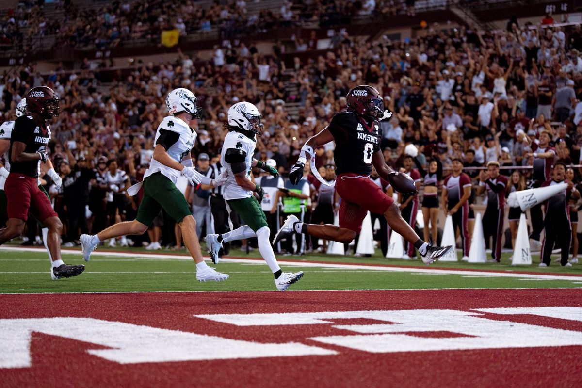 Aggies roll past Mercyhurst 51-14 behind dominant second half