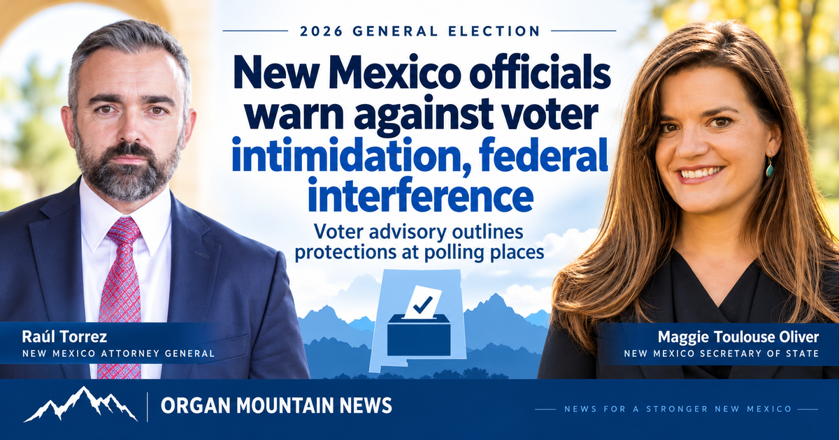 New Mexico election officials warn against voter intimidation, federal interference