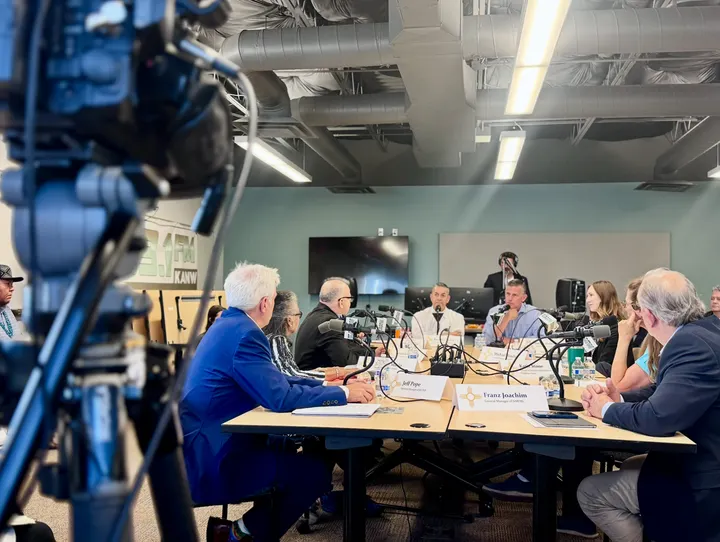 Heinrich, Luján discuss impact of public broadcasting cuts on New Mexico communities