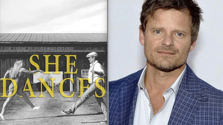Split image shows the She Dances film poster with two dancers and a portrait of actor Steve Zahn, star of the Las Cruces International Film Festival opening-night film.