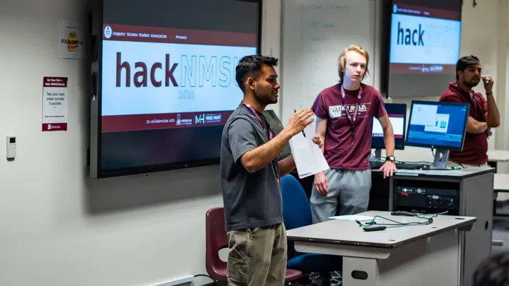 NMSU students build, code and showcase projects at inaugural Hack NMSU