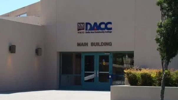 Doña Ana Community College campus building in Las Cruces.