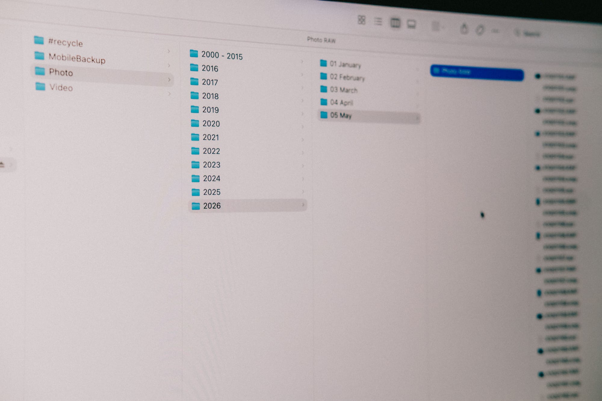 Photography archive backup system