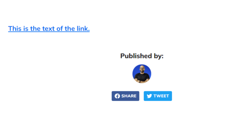 Screenshot of how the link appears on The Stack Junction website.