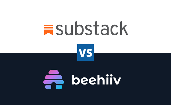 Substack vs beehiiv comparison featured image