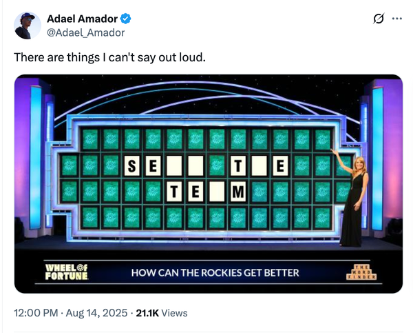 #59 The snark is coming from within the Rockies' clubhouse