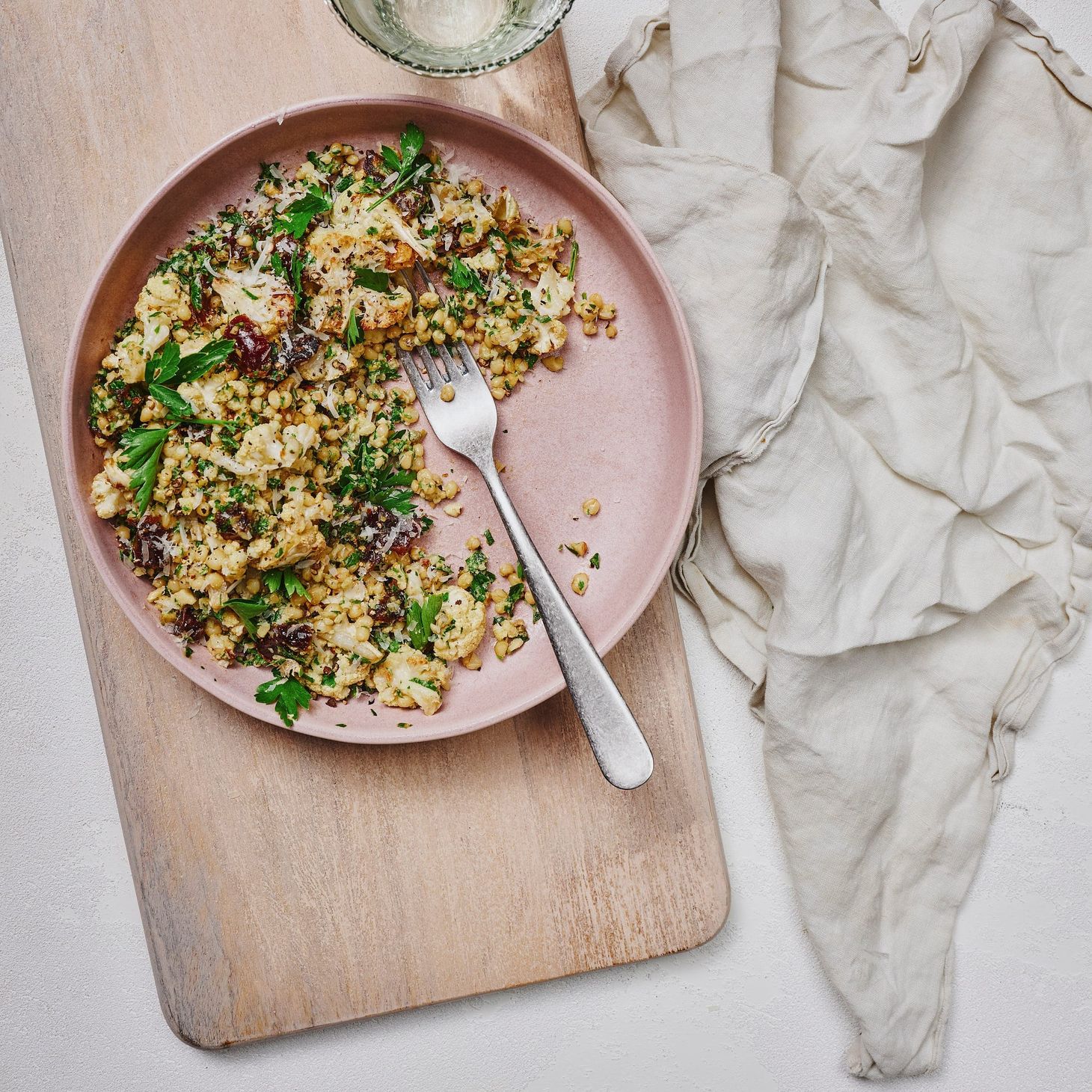 Recipe: Cauliflower & Date White Sonora Berry Salad with Creamy Walnut and Caper Pesto