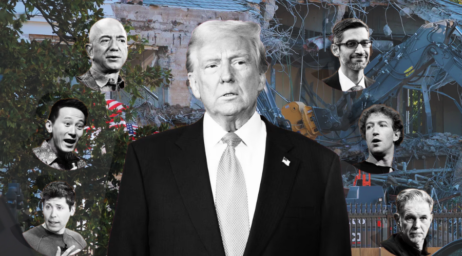 Big Tech Lobbying Breaks Records, Amazon Breaks the Internet, and Trump Breaks the White House