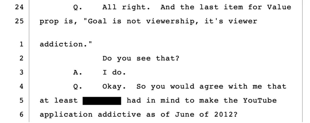 YouTube: Goal is not viewership. It's viewer addiction.