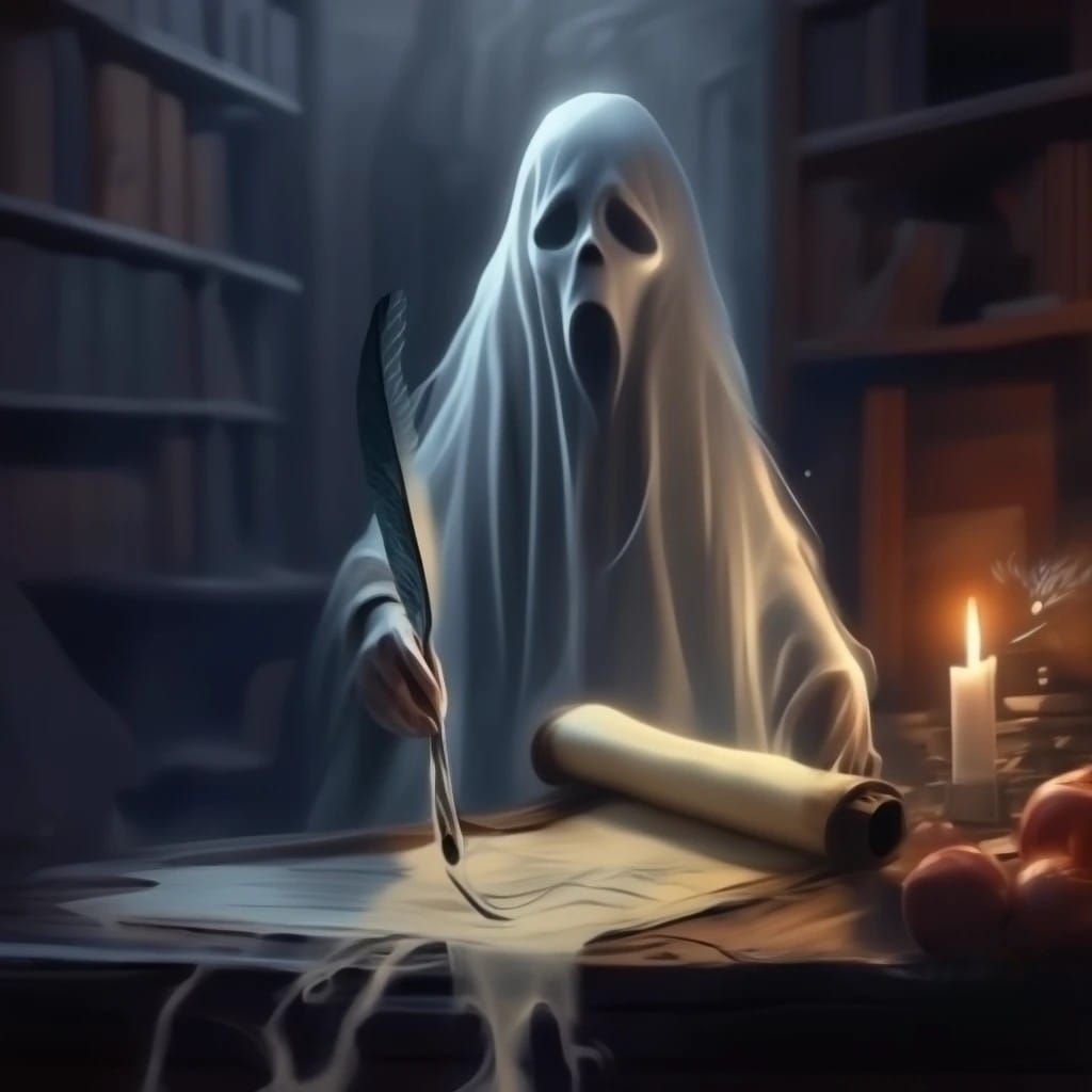 Ghost-Scribe: Kenning as Ontological Horror