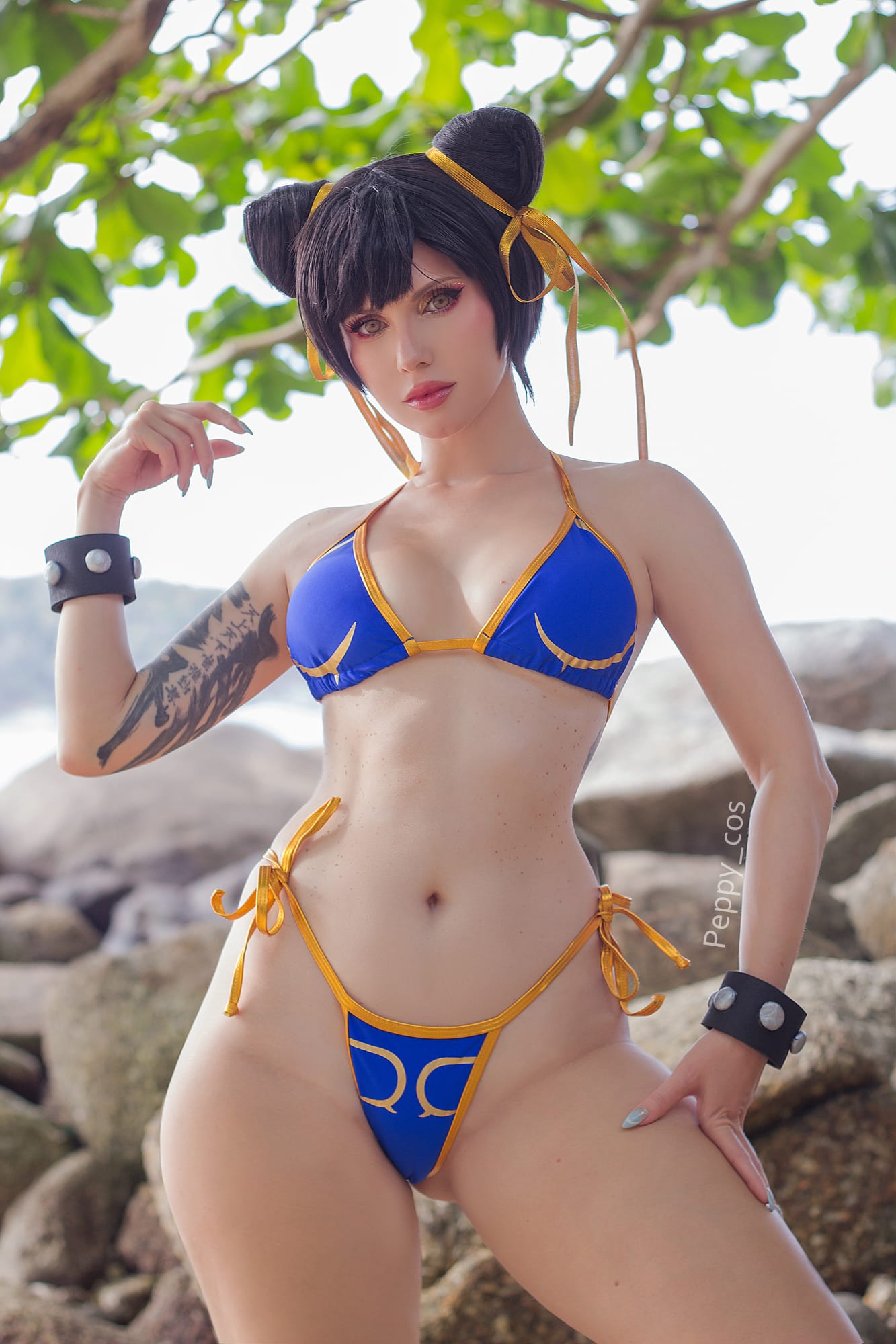 Peppy_cos - BridgeRCos swimsuit - Chun Li 