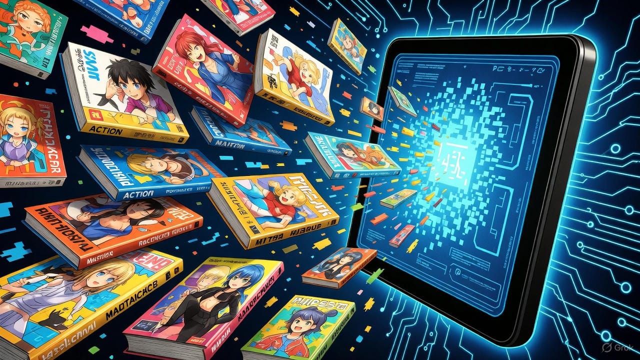 Today, we explain how new players are reshaping the worldwide Manga market 