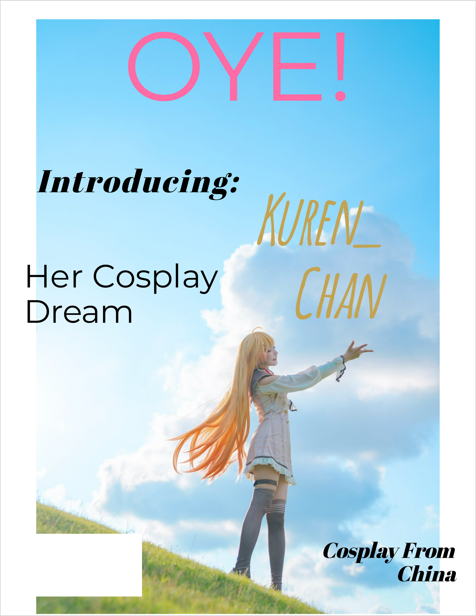 kuren_chan 目 メイク なぜ大きい 中国 ホロライブ コスプレイヤー Kuren Chan world like Japanese isekai in China  