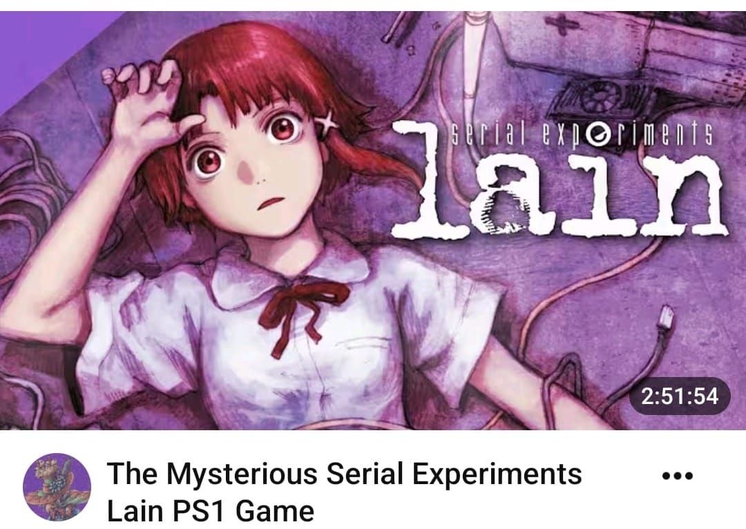 The Filing Cabinet and the Girl: Serial Experiments Lain’s Unplayed PlayStation