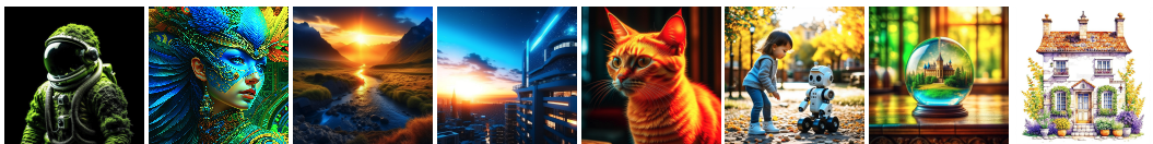 Example Kandinsky v2.2 image generations