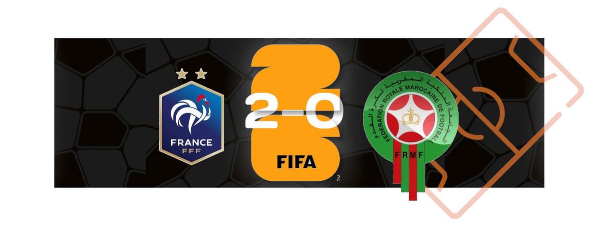 Les bleus face à un Maroc surclassé