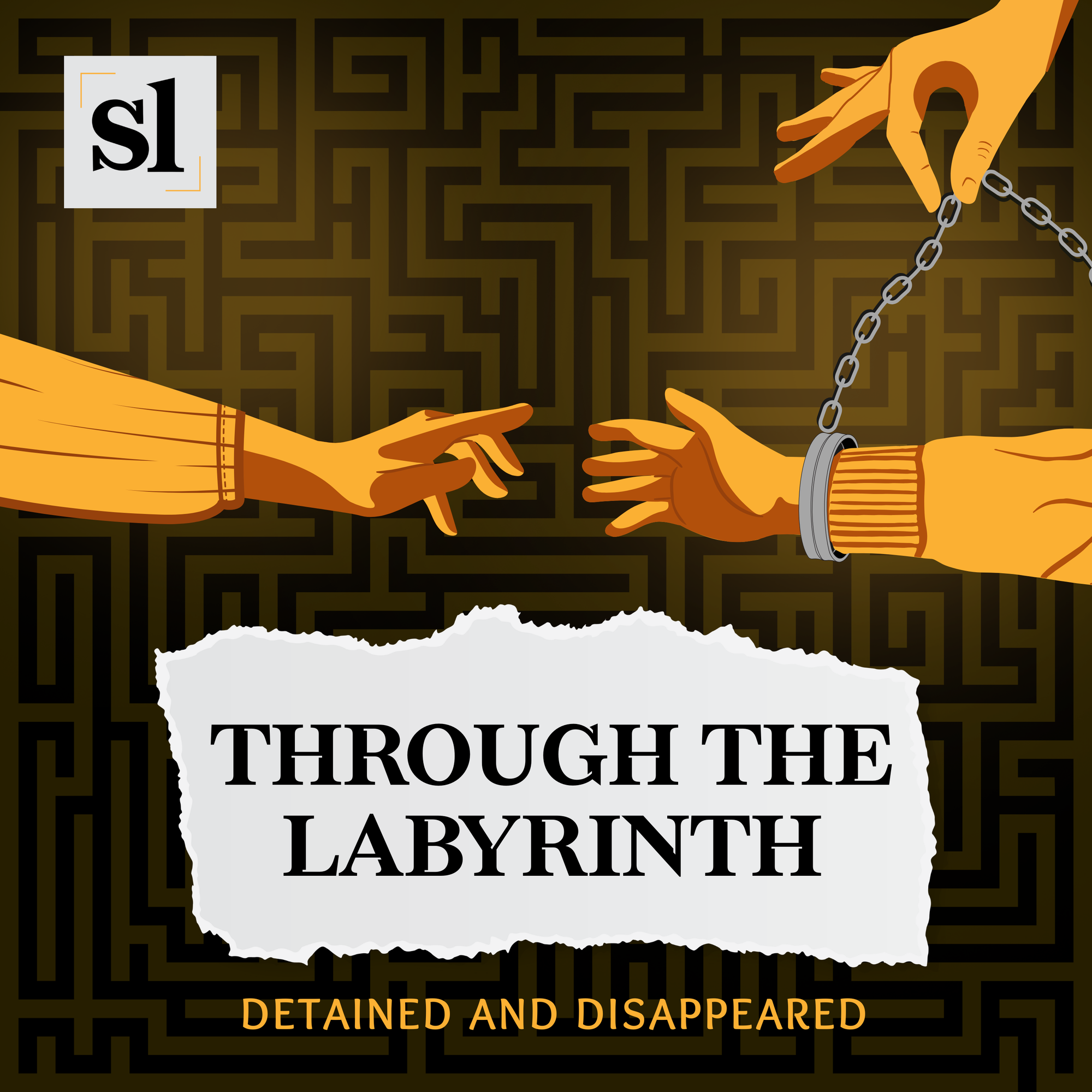 Cover art for podcast minisereies 'Through The Labyrinth'