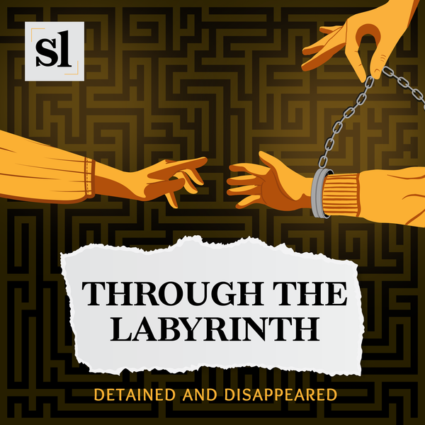 Cover art for podcast minisereies 'Through The Labyrinth'