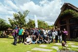 East Africa Foods team members gather outdoors celebrating their $40 million Series B capital raise
