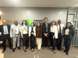 Representatives from Climate Fund Managers (CFM), the Green Climate Fund (GCF), and the Development Bank of Southern Africa (DBSA) pose at the GCF 46th Board meeting in Songdo, South Korea.