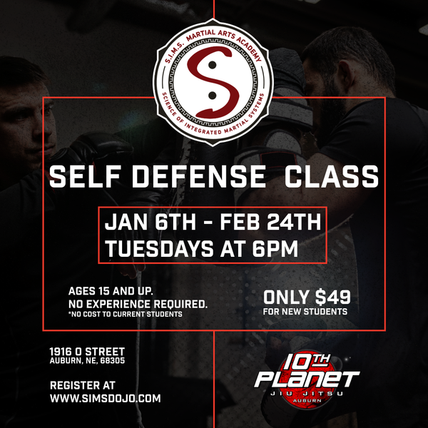 Self-Defense Course Jan 6th -  Feb 24th
