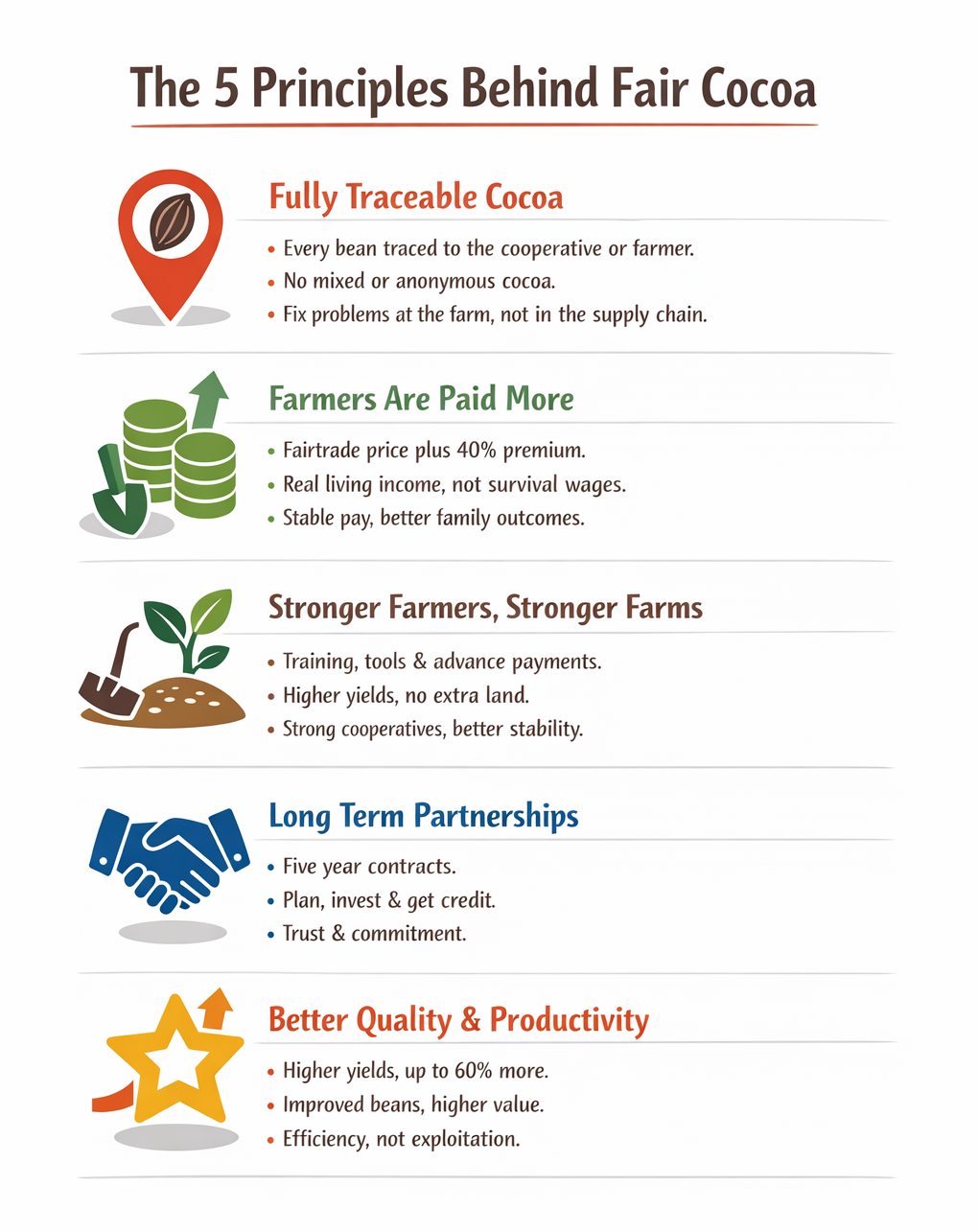 The Five Sourcing Principles - Inforgraphic