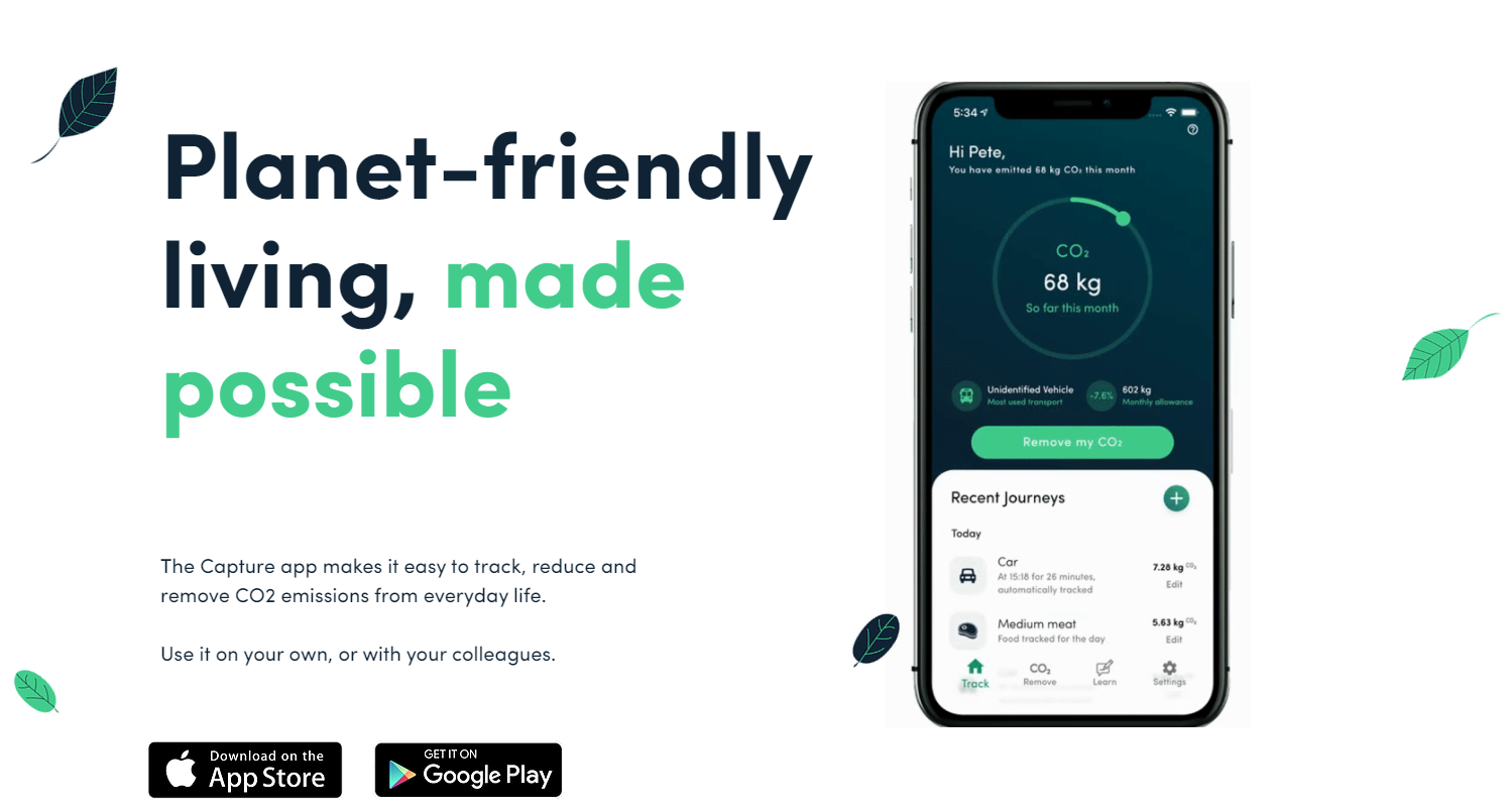 Capture - Apps That Help You Track and Offset Your Carbon Emissions