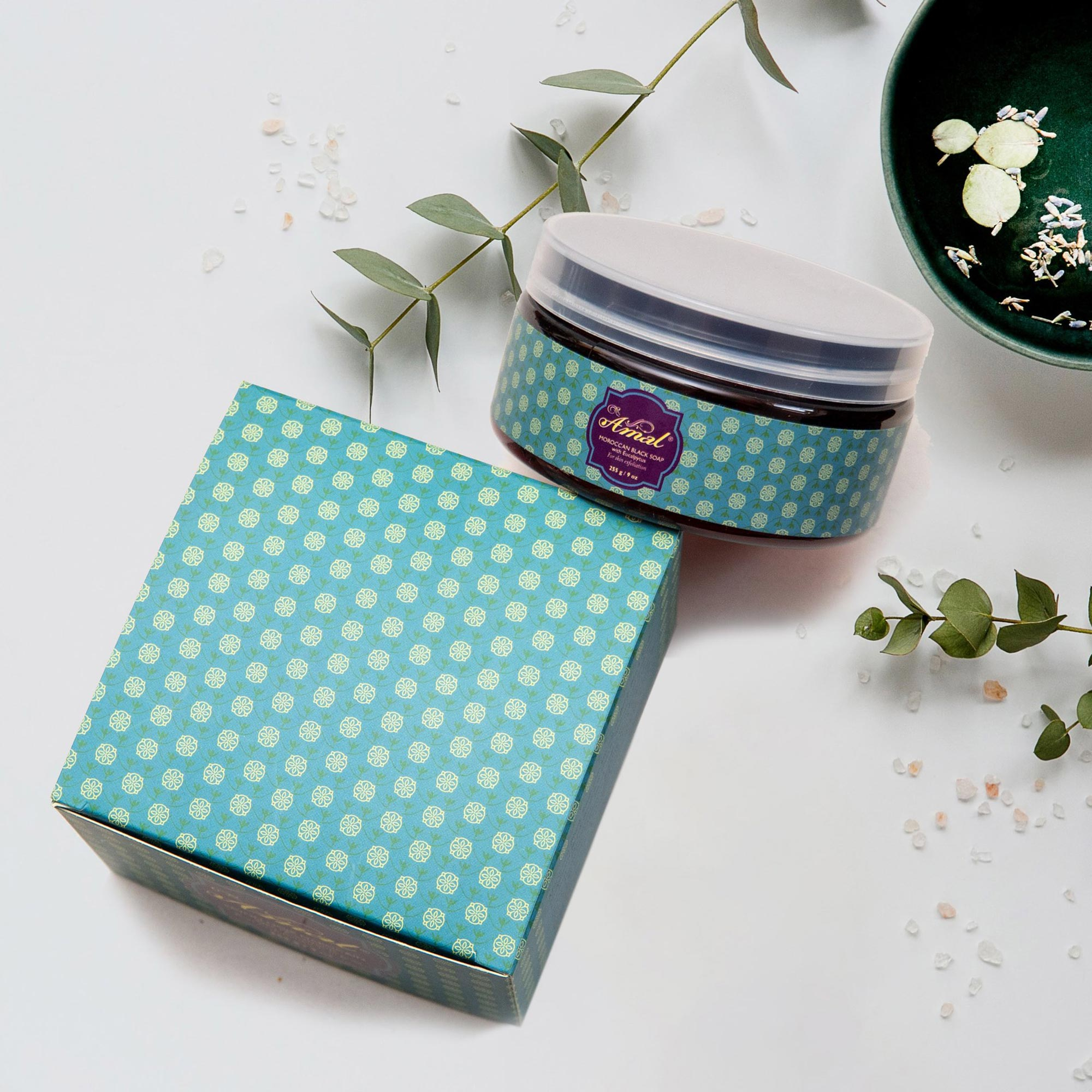 Handmade Vegan Morrocan Black Clay Soap - Ethically Sourced Valentine's Day Gifts