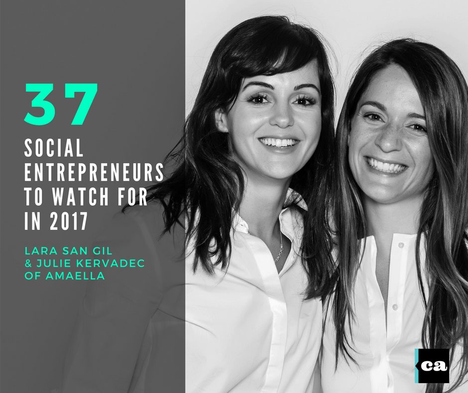 Lara San Gil & Julie Kervadec AmaElla Social Entrepreneurs