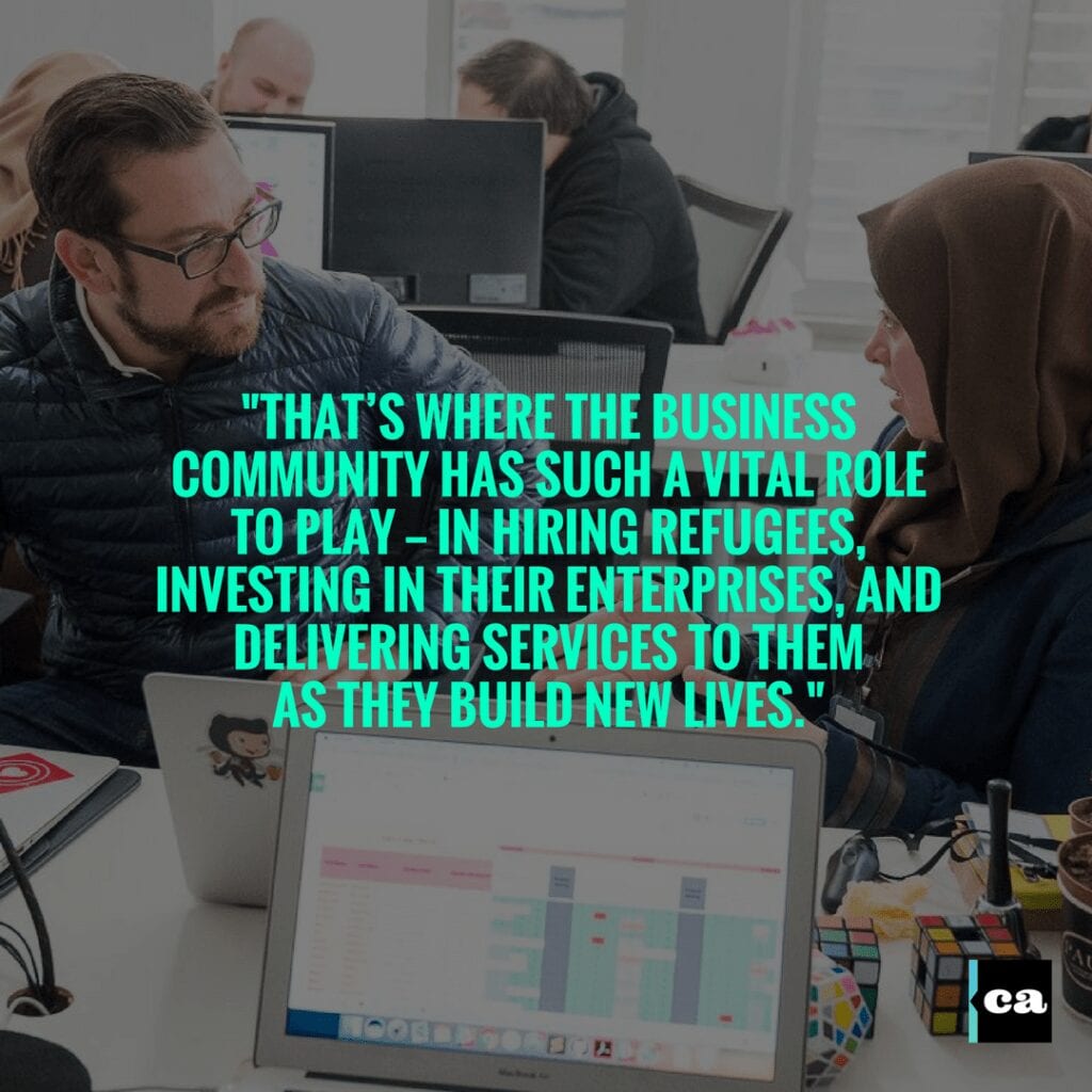 Gideon Maltz_TENT_refugee_crisis__quote How Fortune 500 Companies And Unicorns Can Come Together End The Refugee Crisis