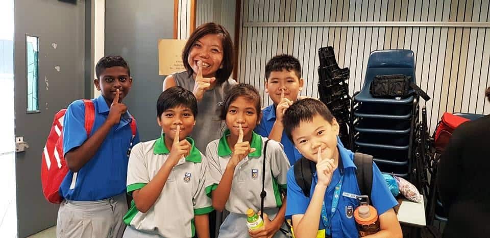 YoungXHUSH volunteers with Anthea Ong | Photo credit: Hush TeaBar