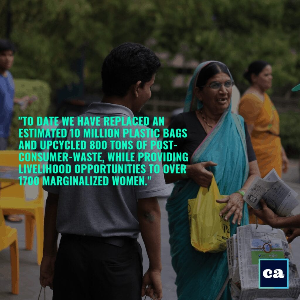 This Social Entrepreneur Empowers&nbsp;Marginalized Women to Fight India’s Plastic Crisis