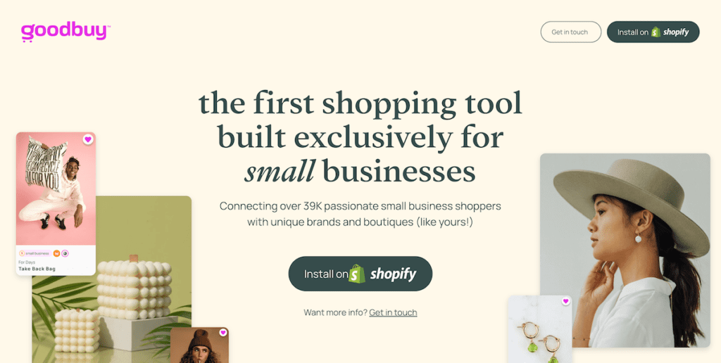 goodbuy app for Shopify for small business
