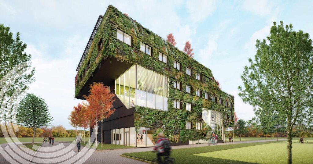 Aeres Hogeschool Almere in the Netherlands, WELL Certified at the Platinum level.