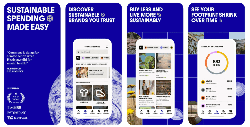 Commons: Spend Sustainably app
