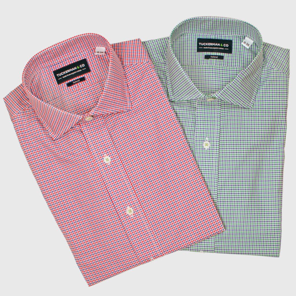 two Tuckerman & Co shirts