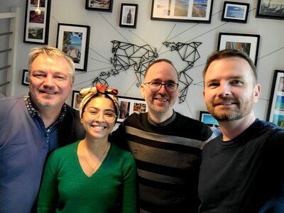 NOLEJ funding team of serial entrepreneurs: Philippe Decottignies (CTO), Nejma Belkhdim (CPO), Vincent Favrat (CEO), Bodo Hoenen (CEO)