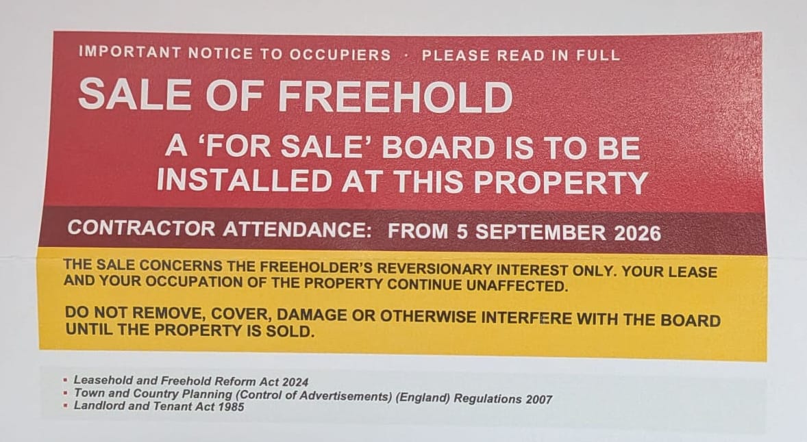‘Incredibly misleading’: are Tixerbon trying to trick people into buying their freeholds?