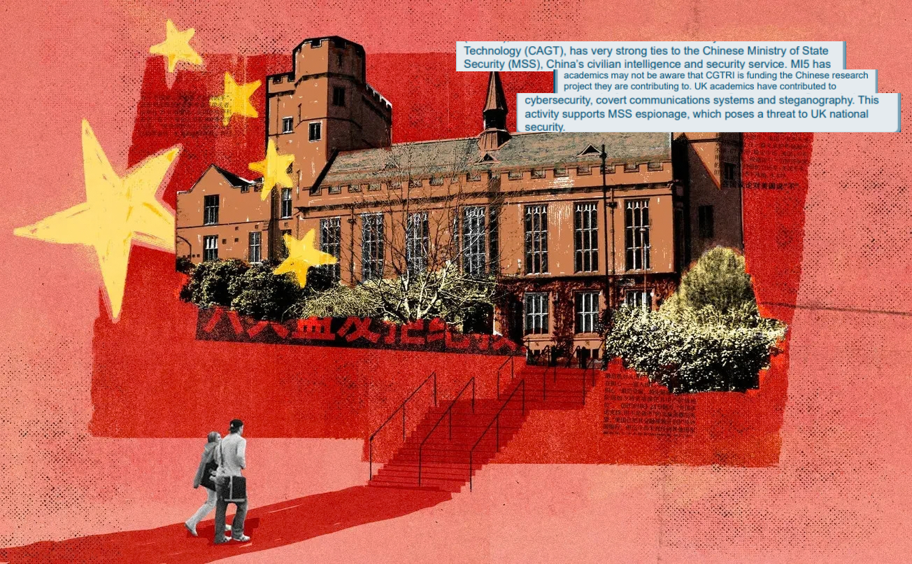 Exclusive: Sheffield professor collaborated on work funded by a front for Chinese intelligence