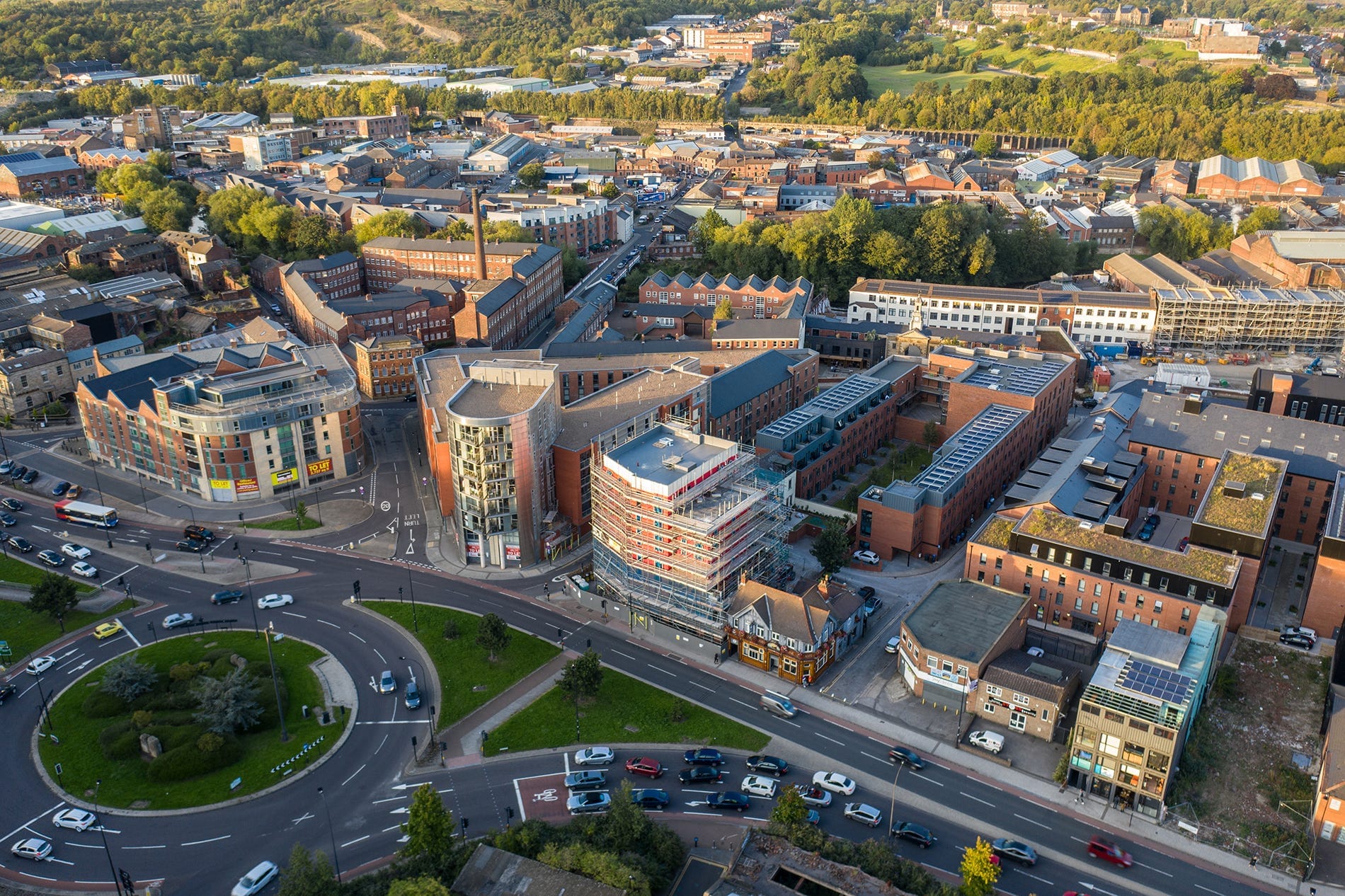 Kelham Island, cars and concrete