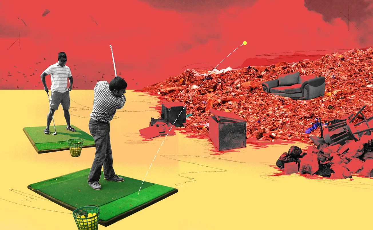 136,000 tonnes of waste piled on our green belt. Why?