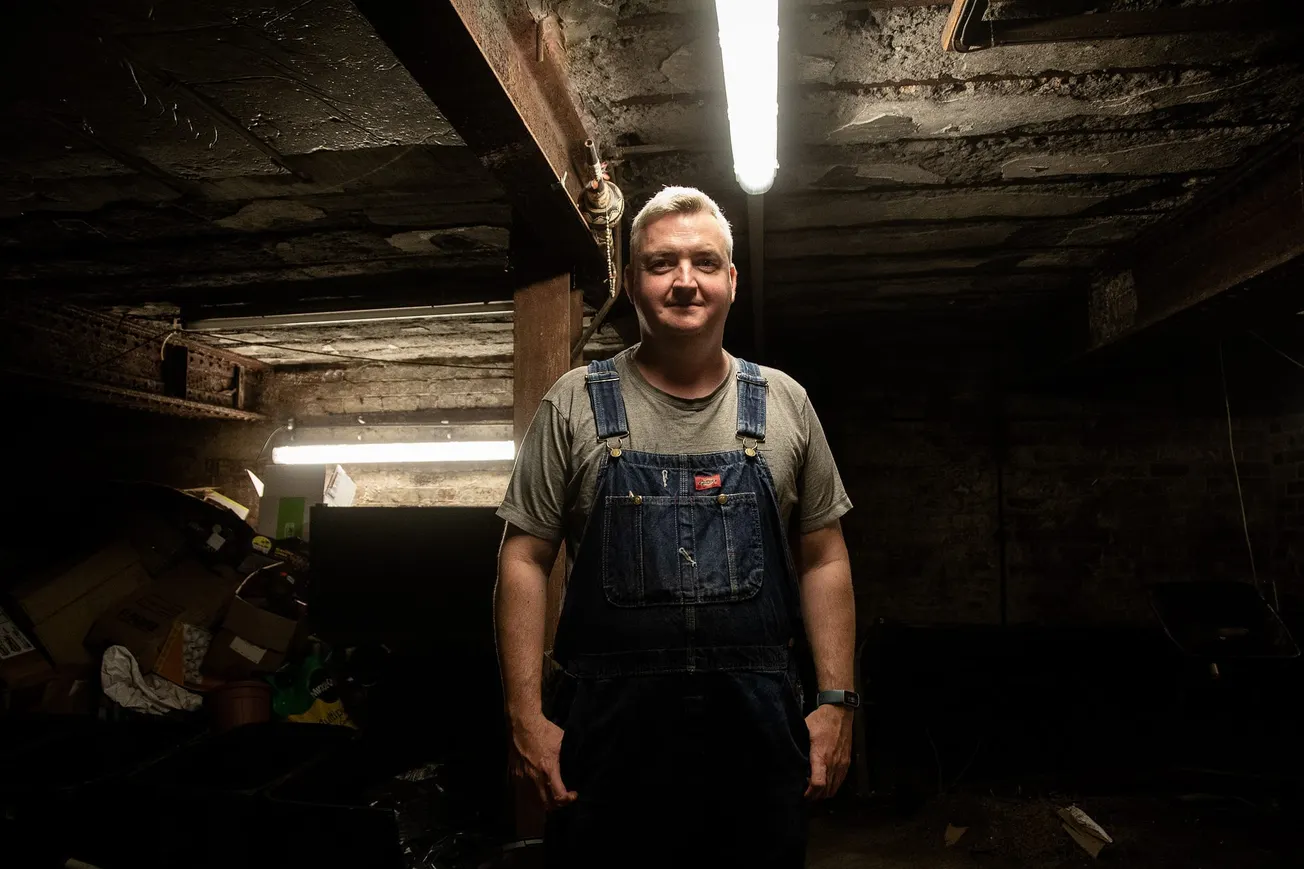 Two metres below the surface, a futuristic food farm
