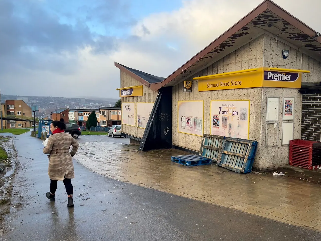 A wall divides our city