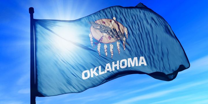 State flag of Oklahoma.
