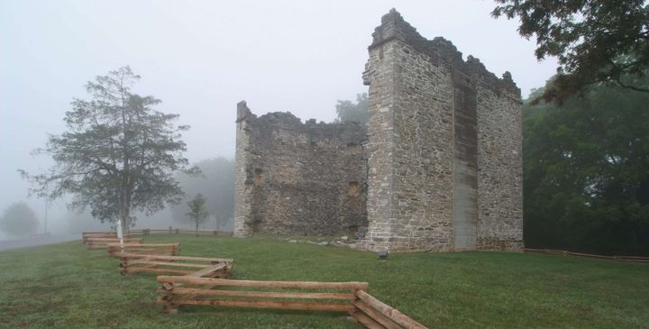 Liberty Hall ruins in Lexington, Virginia