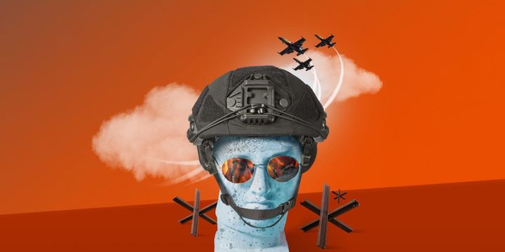 Stylized god of war image.