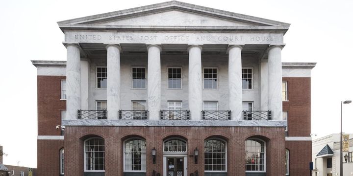 he U.S. Post Office and Court House in Harrisonburg, Virginia, seat of the U.S. District Court for the Western District of Virginia