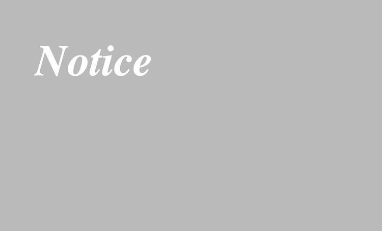 Notice